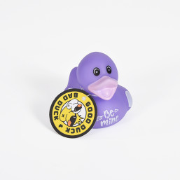 Purple Valentines Duck
